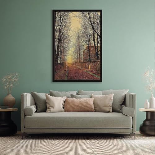 Impression sur toile haut de gamme John Atkinson Grimshaw décoration murale de luxe
