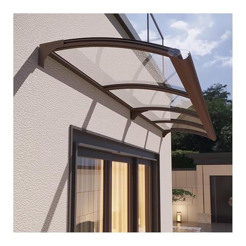 Marquesina para puerta exterior autolimpiable con fregadero y aislamiento acústico