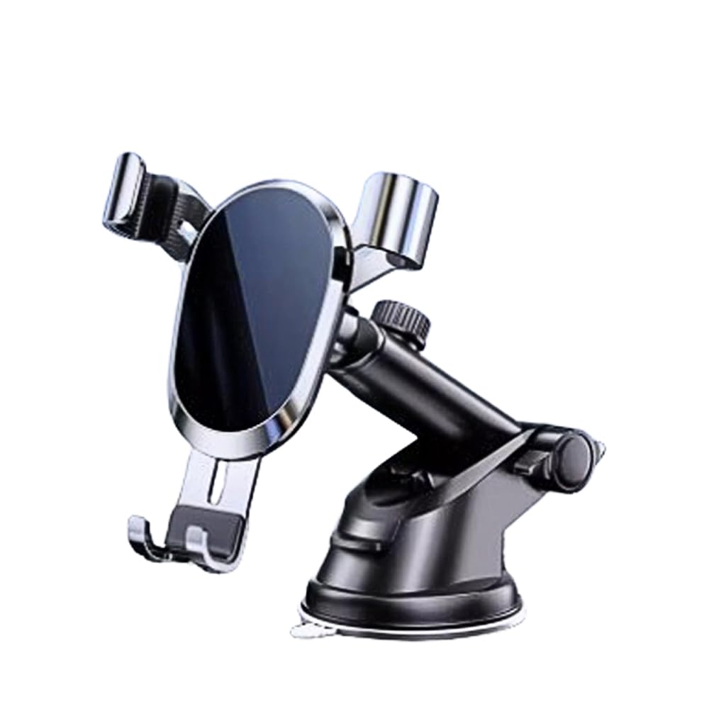 Car Mobile Phone Holder for Lexus 300h F RC F LC 500h, Dashboard Car Phone Holder Car Cradle with One Button Release Phone Car,B Silver