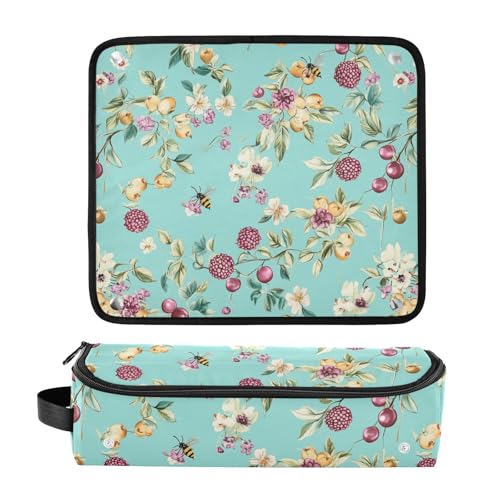 Bolsa de viaje para plancha de pelo con tapete resistente al calor miniatura 3