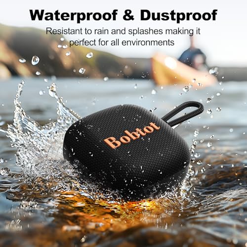 Bobtot IPX7 Portable Bluetooth 5.3 Speaker w/ TWS Pairing & 16H Playtime - image 4