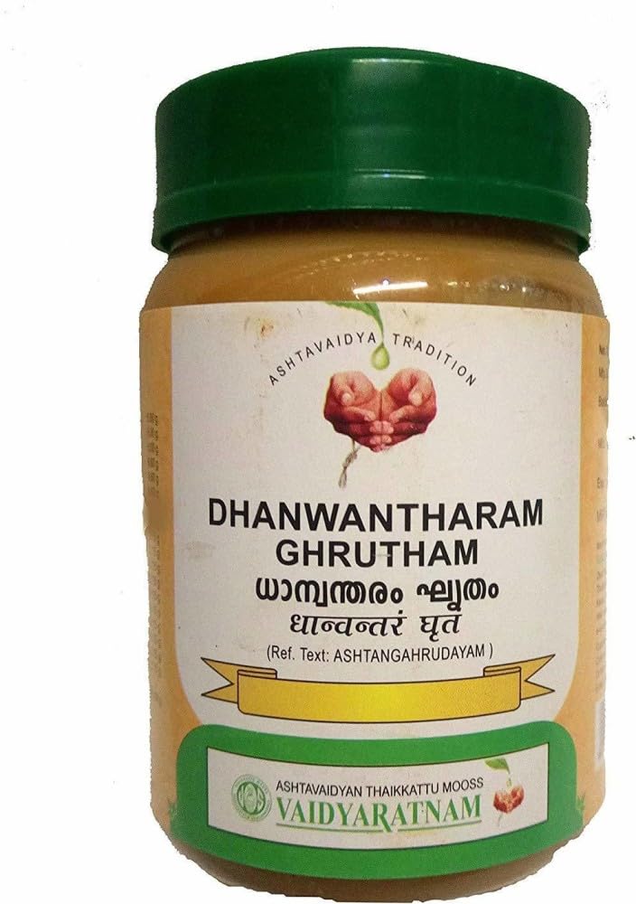 Dhanwantharam Ghrutham 150 Gm Productos ayurvédicos Productos Vaidyaratnam