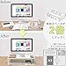 LIHIT LAB Desktop Stand, 9.8 x 23.2 x 6.3 inches, White (A7333-0)