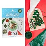 Sweets Indeed Frosting Kit plus Sprinkles Frosting Tubes nozzles 11.71 ounces Perfect for baking and cookie decoarting (Xmas Decorating Kit)