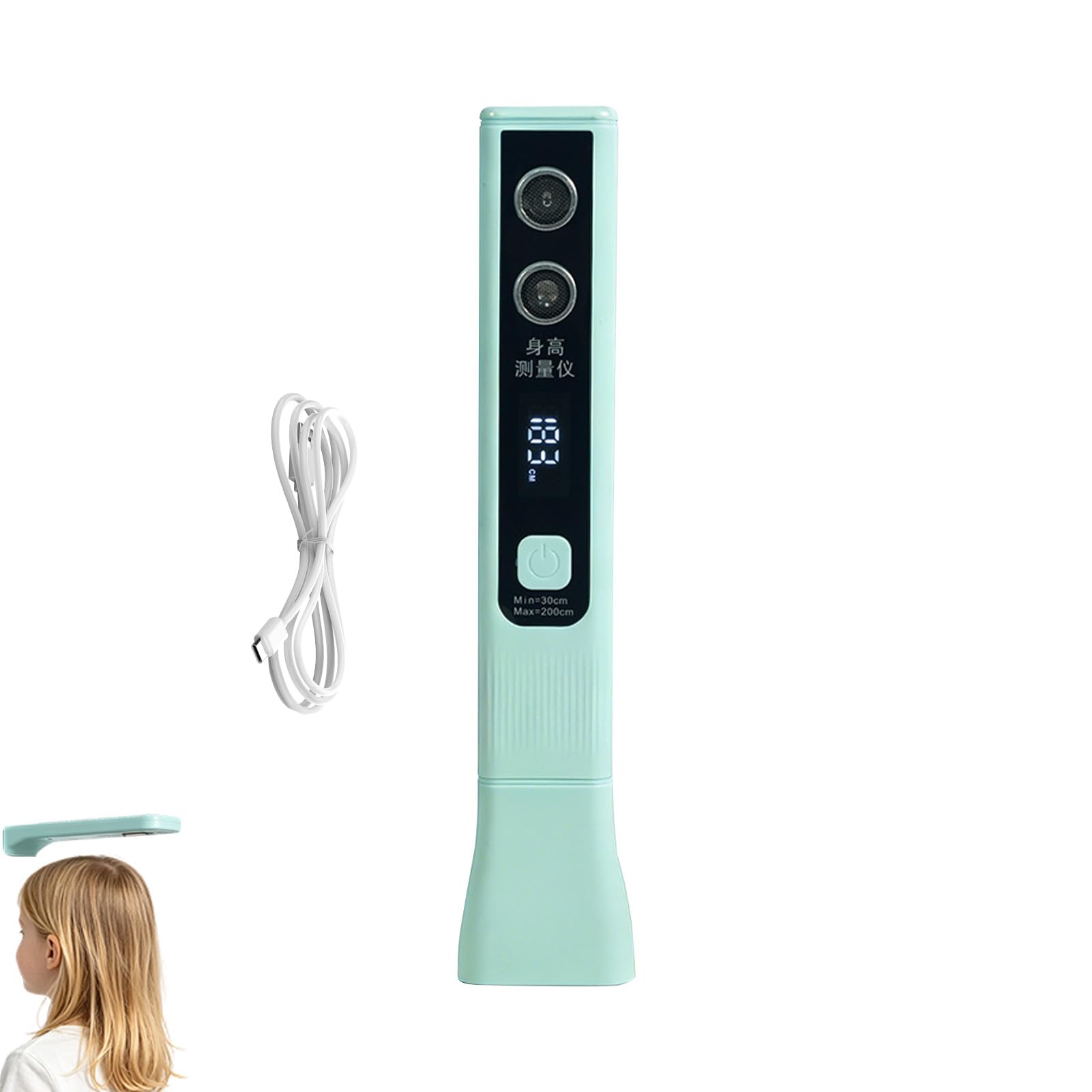 Height Gauge | Quick Ultrasonic Precise - Kids Height Measurement for Wall,for Boys Girls Adults Family Home Bedroom Living Room School Outdoor