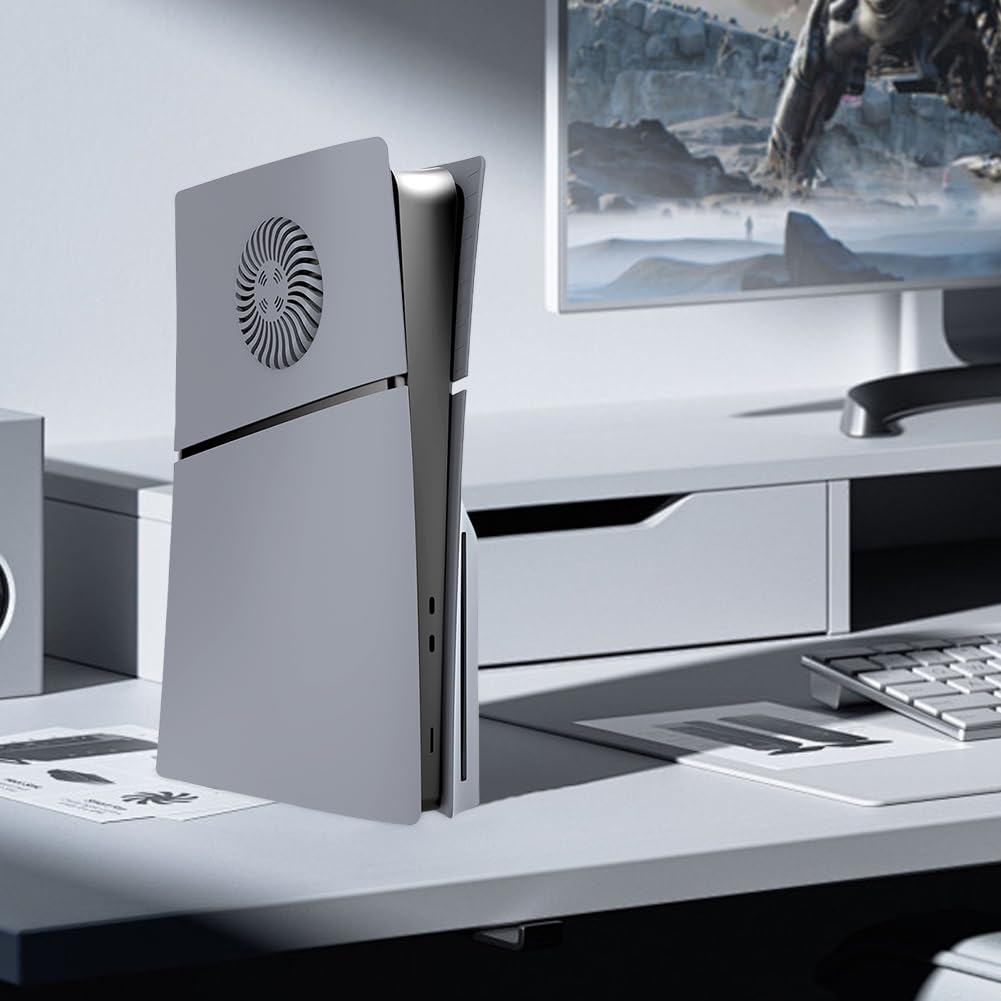 ABS Hard Shell Faceplate con sfiato di raffreddamento per PS5 Slim Disc/Digital Console per SLIM caso di sostituzione