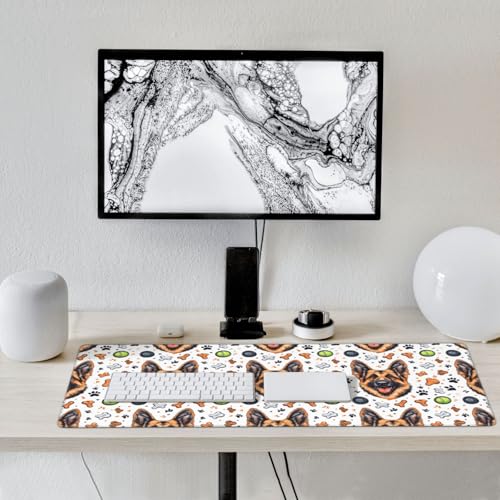 Tapis de souris de jeu en caoutchouc antidérapant pour clavier PC