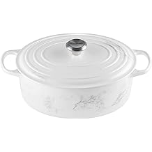 Le Creuset Enameled Cast Iron Signature Oval Dutch Oven, 6.75 qt., Marble