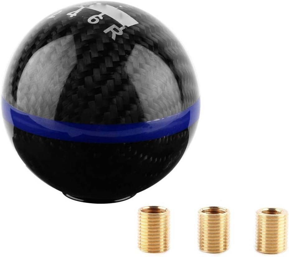 manopola del cambio con fibre di carbonio