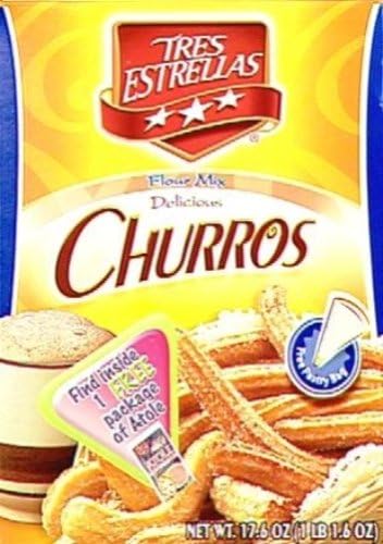 Tres Estrellas Flour Churros, 17.6 Ounce -- 12 per case.