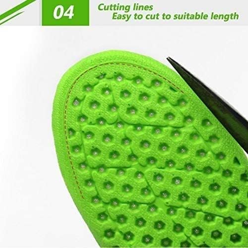 メンズ レディース 身長アップ インソール 通気性 ハニカム ヒール リフト 背が高い 靴パッド クッション インソール(カラー: