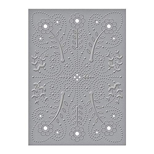Spellbinders Floral Splash Cut and Emboss Folder, Translucent