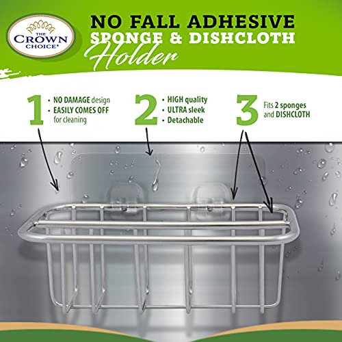 image for The Crown Choice Sink Sponge Holder & Dish Cloth Hanger – Sponge Hol