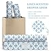 SCENTORINI 15 Sheets Drawer Liners for Dresser, Linen Scented Drawer Liners, Drawer Paper Liner 14.3x19.5 Inch, for Fragrant Drawer Liners for Home Shelf Closet