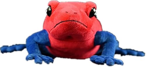 Miniatura 10 de Tiny Heart Kawaii - Juguete de peluche de rana venenosa con cinta amarilla, 6.29 pulgadas, color amarillo, súper suave, adorable figura de peluche