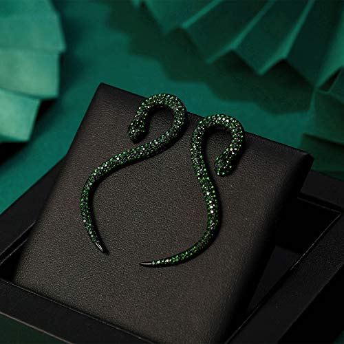 Flyonce Halloween Snake Earrings Costume Statement Snakes Jewelry Serpent Drop Dangle Cosplay Accessories4