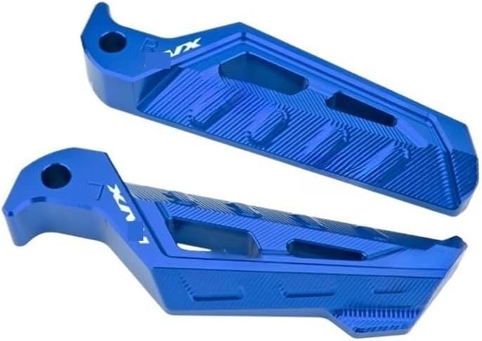 Motorcycle Foot Rests For Y&AMAHA NVX AEROX 155/125 Motorcycle Rear Passenger Footrest CNC Rear Foot Pegs Pedal Accessories Parts, Blue (NVX)