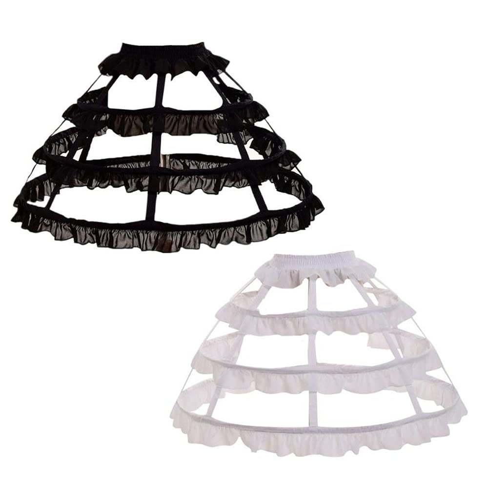 Lolita Pannier Jupe en Hoop Cage D'agitation Cerceau Crinoline Jupon Robe Sacoche Crinoline Jupon