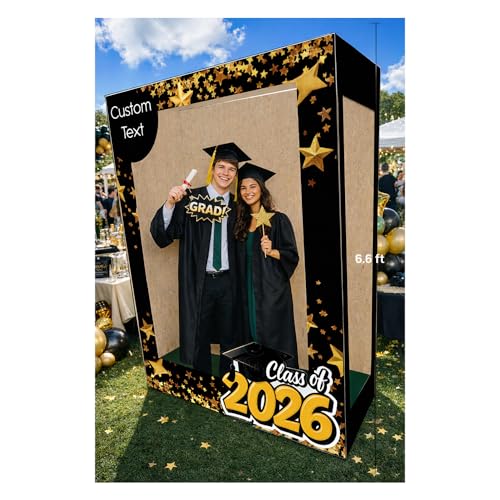 6.3ft by 5.4ft Magazine Graduation Photo Booth, Class 2026 Photo Booth, Magazine Life Size, Custom Magazine, Newspaper Photo Box, Vogue Inspiration, Cardboard Material
