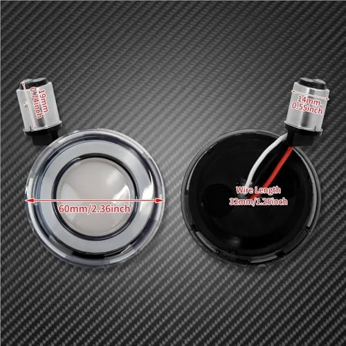 Intermitentes para motocicletas conversion luz trasera parada Sportster 6