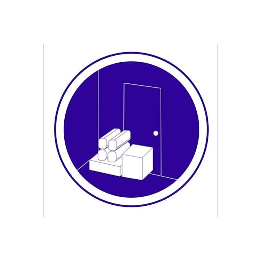 Cofan - Plimpo Señal Adhesiva 148X148 Obligatorio No Obstruir En Oferta Cofan O21Ad148148 Señal Adhesivo, 148 X 148 Mm