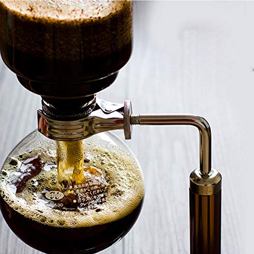 Siphon Kaffeemaschine Japanischer Stil Vakuum Glas Siphon Topf Perkolatoren 1-3 Tassen Siphon Kaffeemaschine
