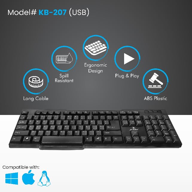 Image of Prodott 207 USB Keyboard