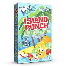 Wylers Island Punch Green Tropical Dream Zero Sugar Singles to Go 6 pack 60 total