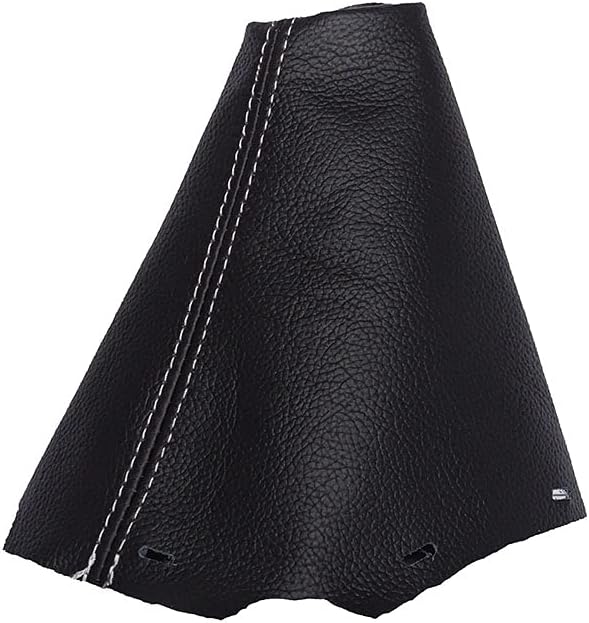 Shift Boot Compatible with Hyundai ix20 Leather Various Stitching Colour Available (Black Stitch)