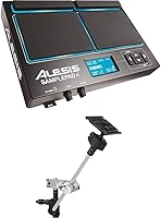 Vista 1 de Alesis Sample Pad 4 + Abrazadera Multipad - Instrumento de percusión/activación de muestras con 4 almohadillas sensibles a la velocidad y sistema