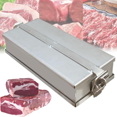 Herramienta de prensa de carne rectangular para hamburguesas rellenas y sliders 2