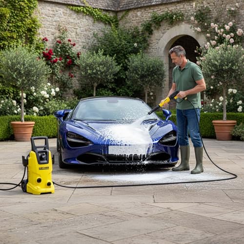 20M Hochdruckschlauch für Kärcher K2 K3 K4 K5 K6 K7, Hochdruckreiniger Schlauch Zubehör mit Click Quick Connect Stecksystem,Hochdruck Verlängerungsschlauch Ersatzteile für Kärcher Hochdruckreiniger