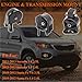 3PCS Engine Motor & Trans Mount Set Fit for 2011-2013 Kia Sorento & 2010-2012 Hyundai Santa Fe V6 3.5L L4 2.4L, Automatic Transmission Motor Mount Replace# A7196, 9729, EM-5883, 219302P000, 219302P200