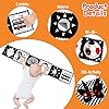 Black and White High Contrast Toys for Baby 0-3 3-6 months Infant Tummy Time Soft Crinkle Book Mirror Sensory Toys 0 2 4 5 6 Month Old Babies Boy Gril Newborn Development Christmas Stocking Stuffer #3