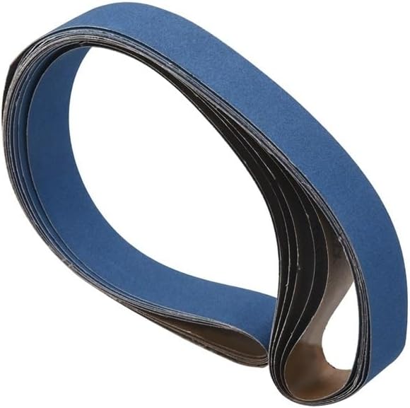 Polishing Belt,Sanding Belts 6Pcs 2 X 72 Inch 120 Grit Zirconia Sanding Belts Metal Grinding Polishing, Alumina Sanding Abrasive Belts Metal