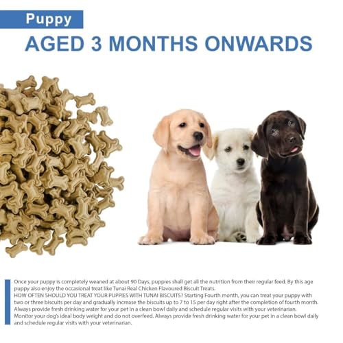 Image of Chicken Flavour Real Chicken Dog Biscuit for All Life Stages, 500GM Buy 500GM GET 500 GM Free