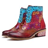 [LEICHT WINTER STIEFELETTEN]: Der seitliche Reißverschluss wird getragen, um sicherzustellen, dass Menschen schnell an- und ausziehen können, bequem und schnell, geeignet für Spaziergänge im Freien, Unterhaltung, Freizeit, Partys, Arbeit, Hochzeiten und andere Anlässe.