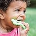 green sprouts Front & Side Teether made from Silicone | Soothes & massages baby's front & side gums & teeth | Soft, flexible silicone eases pain, Easy to hold, gum, & chew, Dishwasher safe