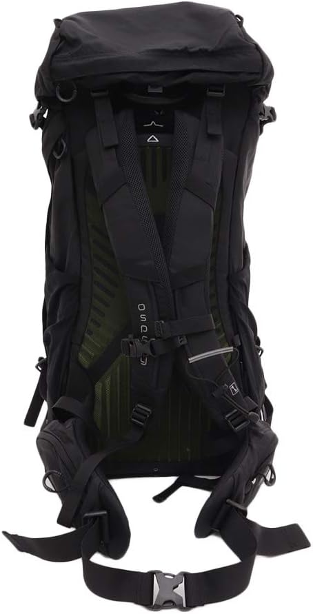 Osprey Kestrel 38 Men's Hiking Backpack Black Small/Medium