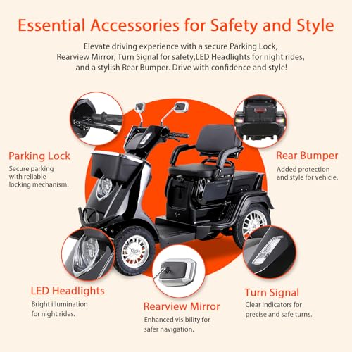 LAGTOM 1000W Two Seater Mobility Scooter