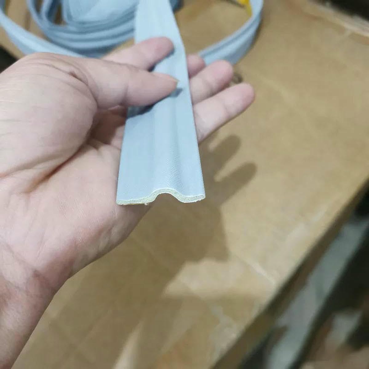 40M Acoustic Insulation Foam Window Weather Seal Strip for Sliding Door Windproof Soundproof Cotton Seal Gap Filler-A Type-Grey-40M