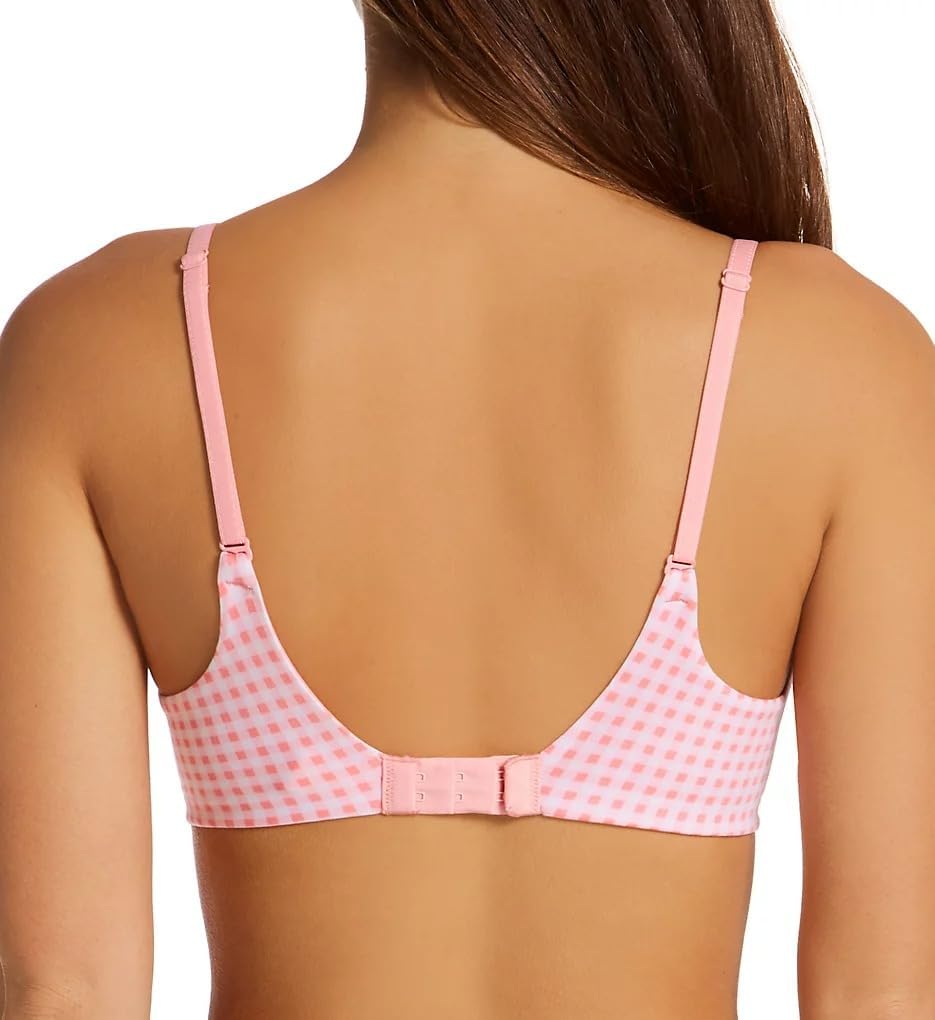 Maidenform Comfort Devotion Extra Coverage T-Shirt Bra 36D, Gingham Rose Bloom - Image 3