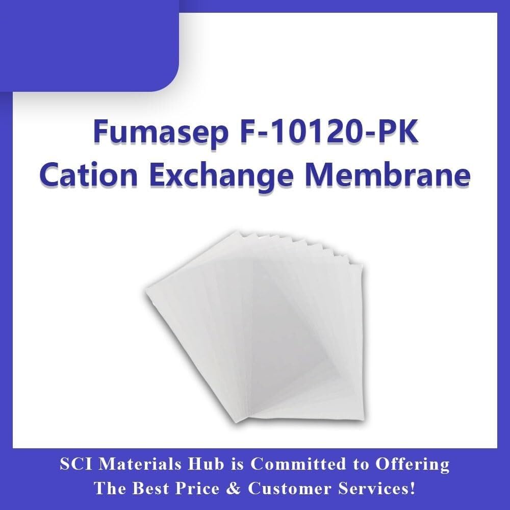Intercambio catiónico F-10120 y F-10120-PK 120μm for celdas electroquímicas 1ud | PFSA con resistencia al cloro y selectividad for aplicaciones exigentes.(F-10120-20cmx30cm)