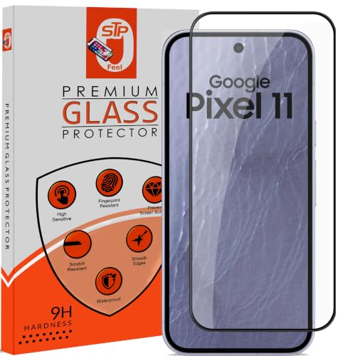 Image of STP FEEL Premium HD+ Tempered Glass Screen Protector Guard Compatible For Google Pixel 11 5G (Ultrasonic Fingerprint Supported) (6.3 Inch, Pack of 1) | Edge to Edge Coverage