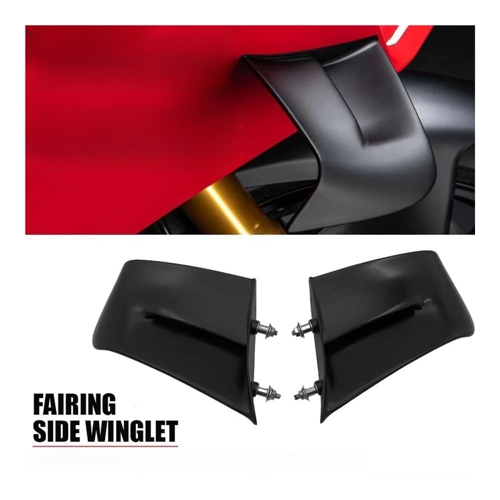 Verkleidungs Winglets Motorrad Für Für Panigale V4 V4S V4R 2022 2023 Motorrad Winglets Zubehör Seitenteile Feste Flügel Verkleidung Kit Seite Verkleidungen