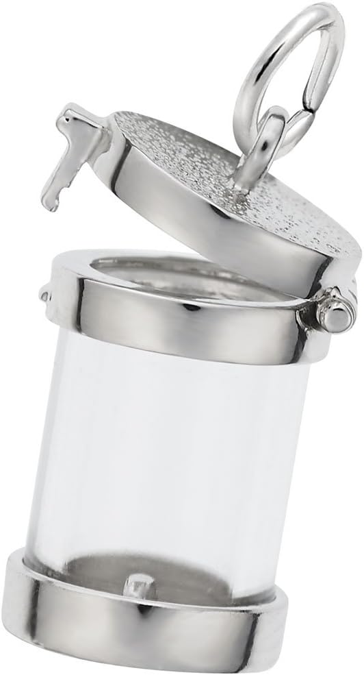 Capsule Charm, Charms for Bracelets and Necklaces