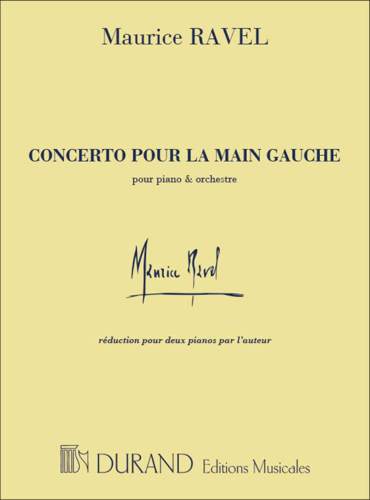CONCERTO POUR LA MAIN GAUCHE PIANO      Sheet music – January 1, 2001
