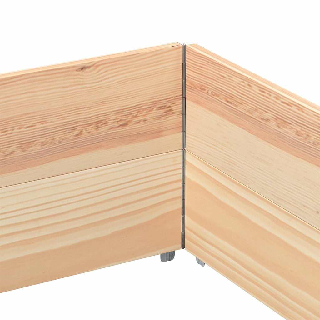 Paretali per Pallet 2 pz 150x100 cm in Legno di Pino,Commercio e Industria,Movimentazione di Materiali,Pianali di carico e Pallet,23.7kg-4010305
