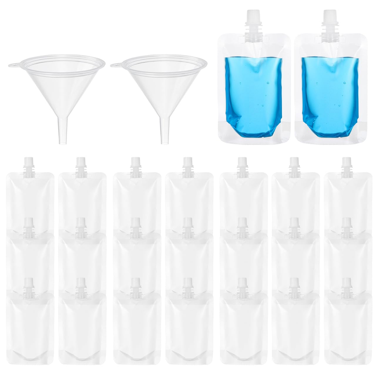 Pochettes à boisson de 100 ml Yardwe en plastique pour pique-nique et voyage en plein air