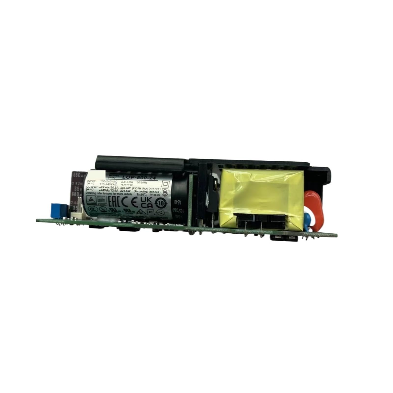 BALYDLUL 500W 5"×3" Power Supply LOP-500 12V 15V 18V 24V 27V 36V 48V 54V(LOP-500-18)